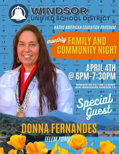 Donna Fernandez at Windsor Family Night Poster
